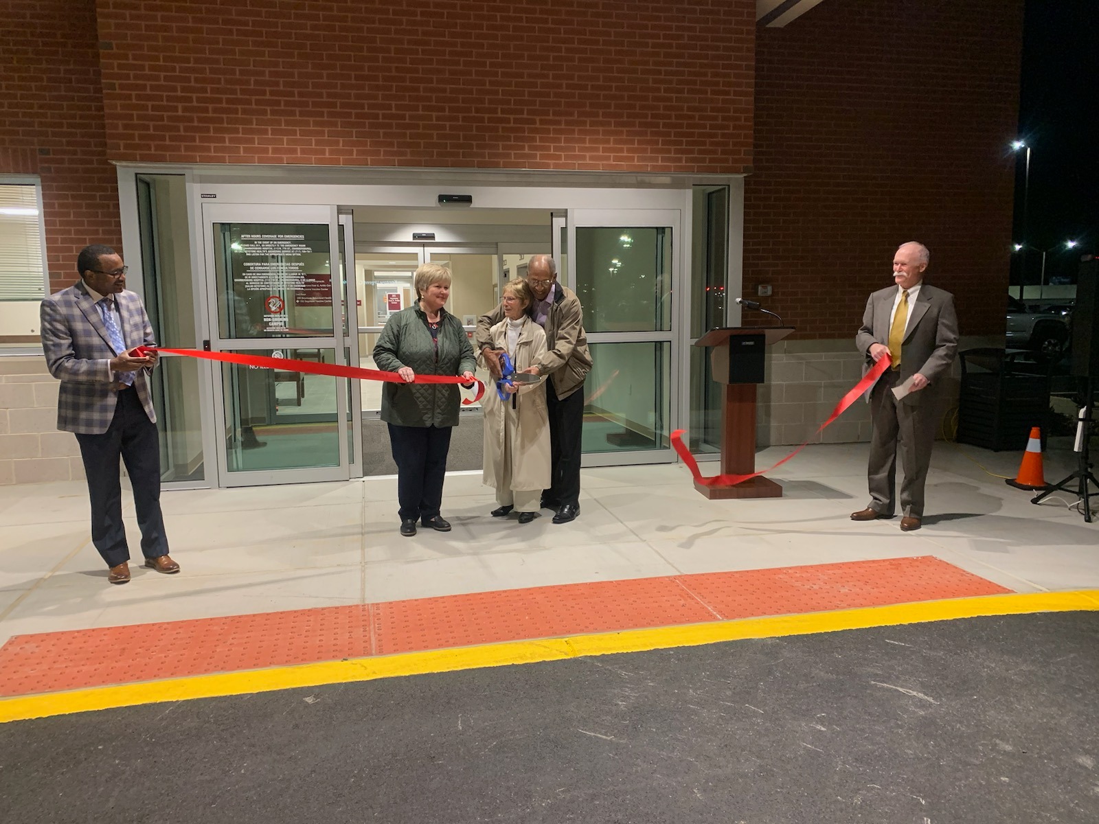 Ribbon cutting ceremony