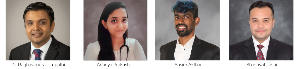 Headshot photos of authors