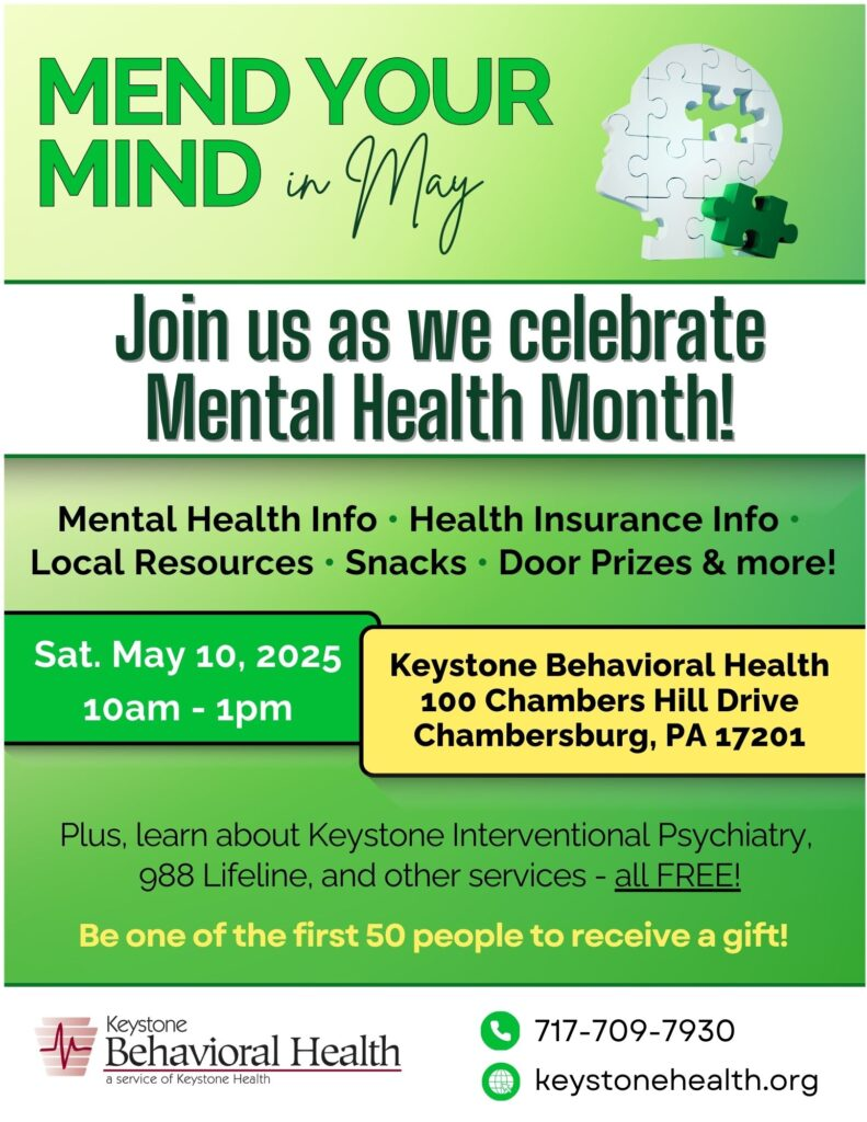 Mend your Mind in May! Join Us in Celebrating Mental Health Month!